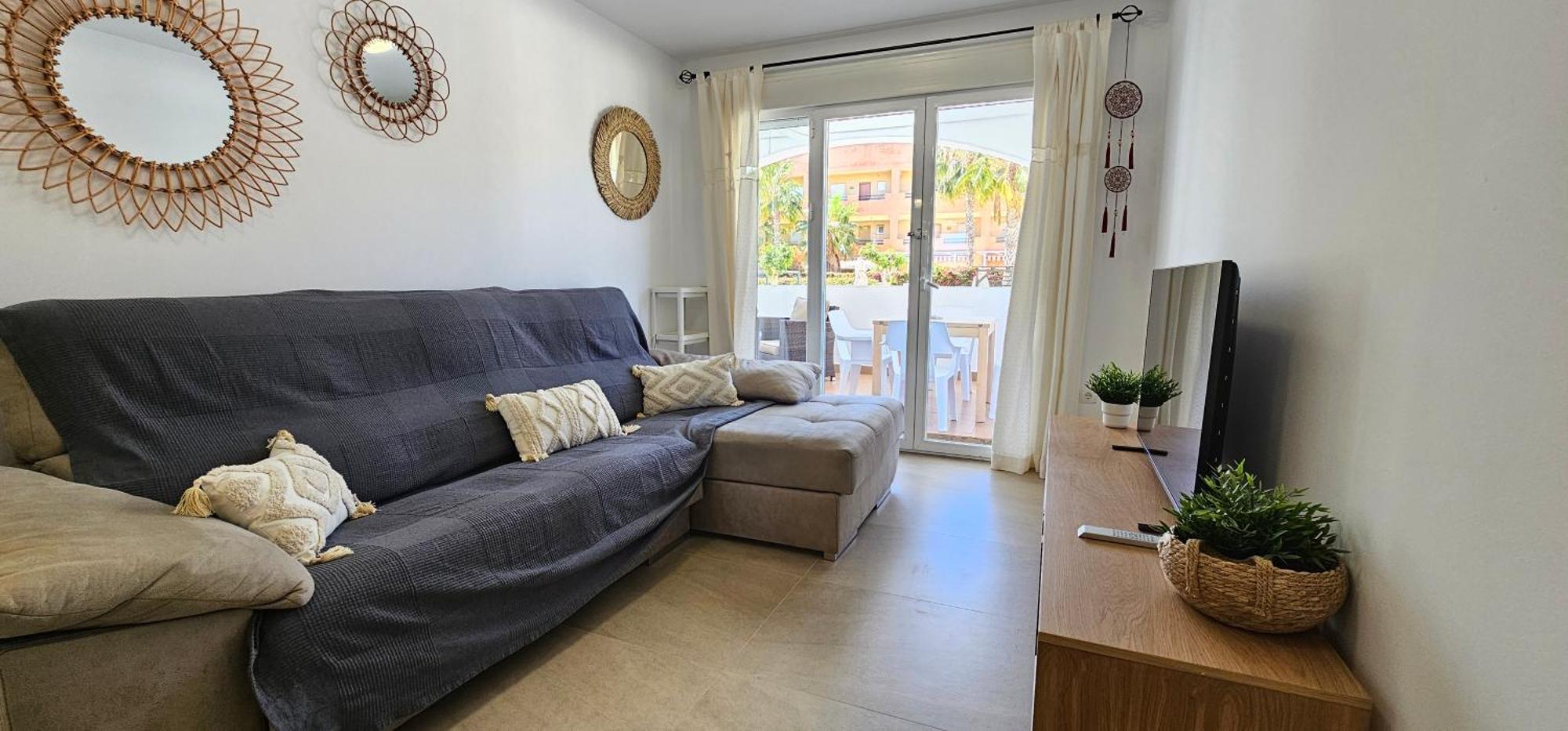 Homes Of Spain, Apartamentos Paraiso Vera Playa, Fatu Hiva, Bajo A Con Piscina Privada En Jardin Privado, Primera Linea De Playa, Wifi Kültér fotó