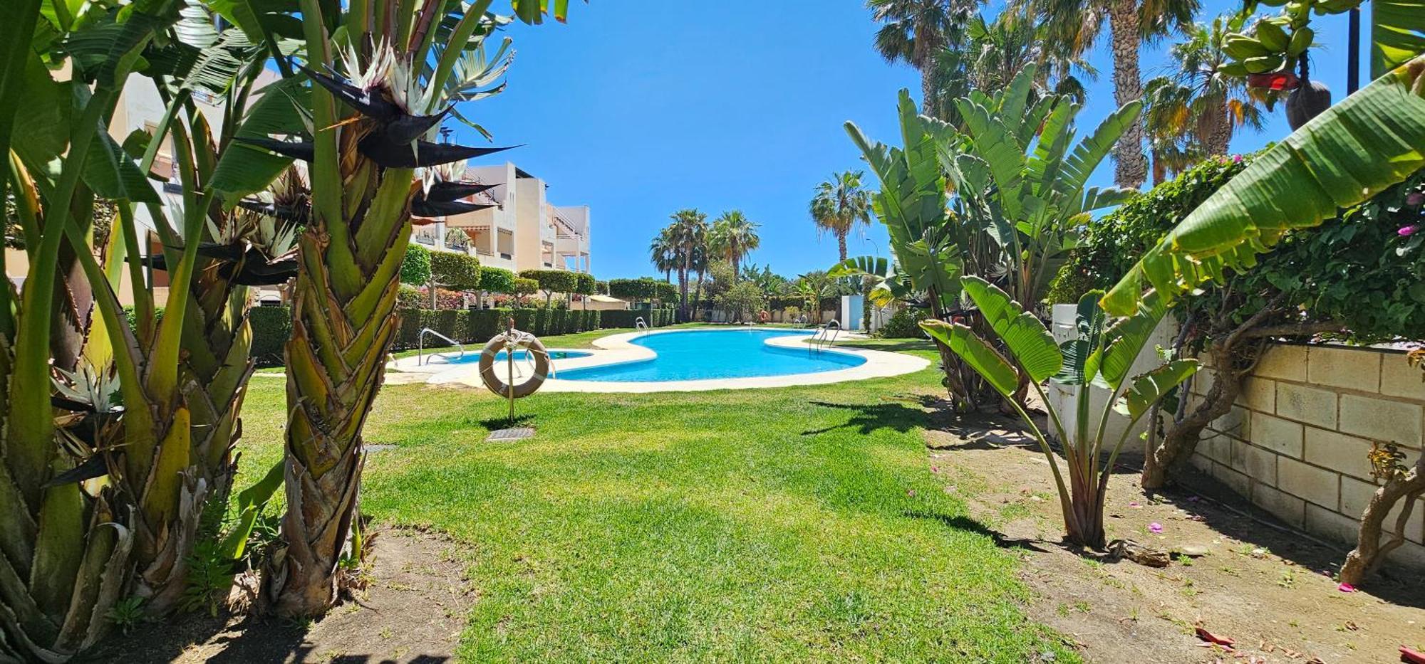 Homes Of Spain, Apartamentos Paraiso Vera Playa, Fatu Hiva, Bajo A Con Piscina Privada En Jardin Privado, Primera Linea De Playa, Wifi Kültér fotó